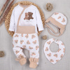 Komplet niemowlęcy SWEET BEARS z bawełny organicznej NINI