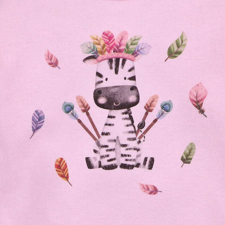 Body niemowlęce HAPPY ANIMALS z bawełny organicznej 