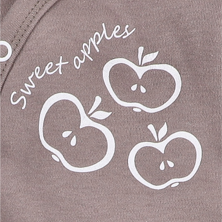 Body kopertowe Happy Apples  z bawełny organicznej 