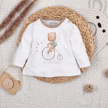 Bluzka niemowlęca CIRCUS z bawełny organicznej