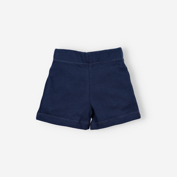 Granatowe szorty niemowlęce THE KING dla chłopca