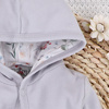 Bluza niemowlęca ŁĄKA z bawełny organicznej dla dziewczynki 