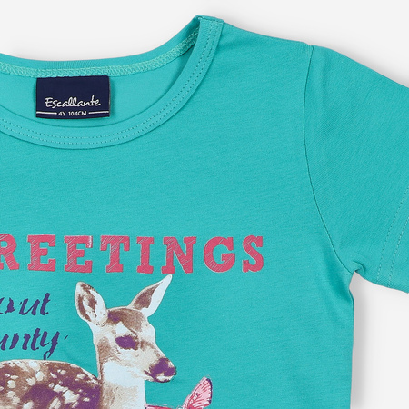 T-shirt dziewczęcy z krótkim rękawem