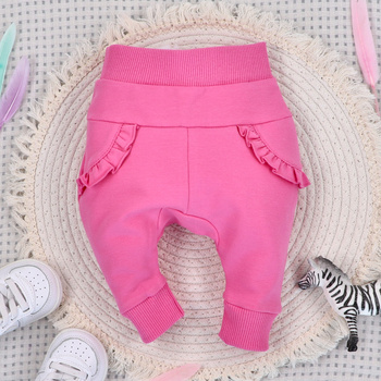 Dziecięce spodnie dresowe HAPPY ANIMALS  z bawełny organicznej