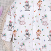 Pajac niemowlęcy HAPPY ANIMALS z bawełny organicznej 