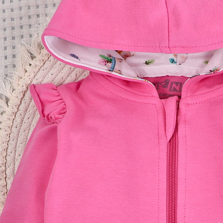 Dziecięca bluza dresowa HAPPY ANIMALS z bawełny organicznej 