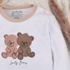 Body niemowlęce Sweet Bears z bawełny organicznej 