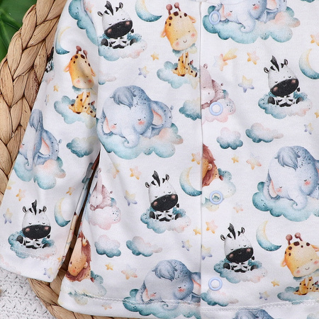 Kaftanik niemowlęcy LITTLE DREAMERS z bawełny organicznej