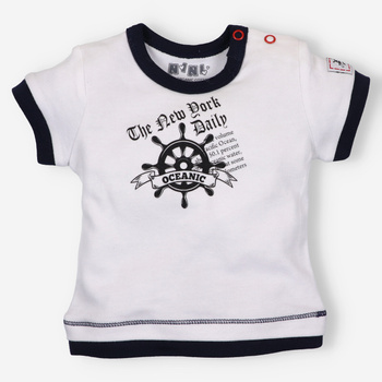 Bluzka z bawełny organicznej z krótkim rękawem