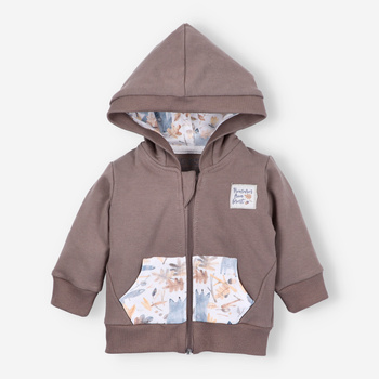 Bluza dresowa SKARBY JESIENI z bawełny organicznej dla chłopca