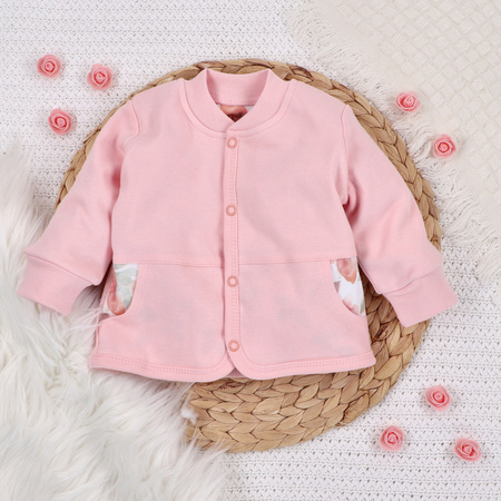 Dziecięca bluza dresowa KOLOROWE KWIATKI z bawełny organicznej 