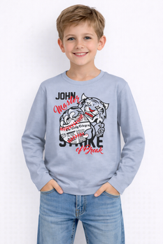 Bluzka chłopięca z długim rękawem