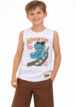 T-shirt chłopięcy z krótkim rękawem