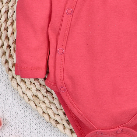 Malinowe body kopertowe SŁODKA KOALA z bawełny organicznej