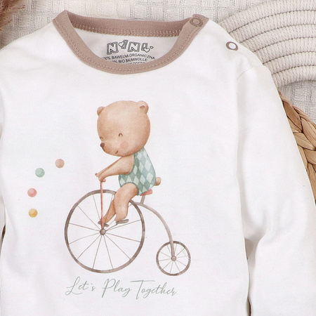 Body niemowlęce CIRCUS z bawełny organicznej