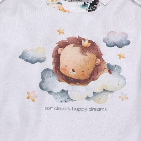 Body niemowlęce LITTLE DREAMERS z bawełny organicznej 