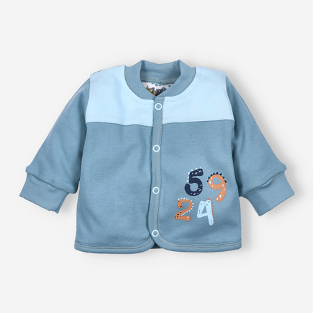 Bluza niemowlęca COLOUR NUMBERS z bawełny organicznej dla chłopca