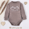 Body niemowlęce Happy Apples  z bawełny organicznej 
