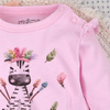 Bluzka niemowlęca HAPPY ANIMALS z bawełny organicznej 