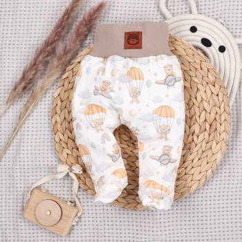 Półśpiochy niemowlęce SKY JOURNEY z bawełny organicznej