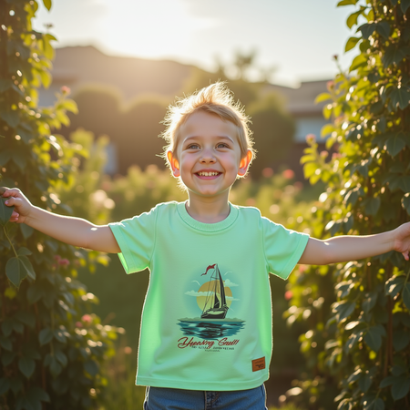 T-shirt chłopięcy z krótkim rękawem