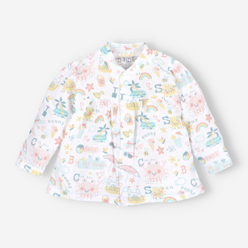 Kaftanik niemowlęcy SUNNY z bawełny organicznej dla dziewczynki