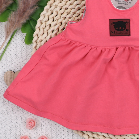 Sukienka niemowlęca SŁODKA KOALA z bawełny organicznej 