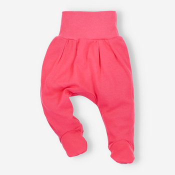 Półśpiochy niemowlęce MAGIC GARDEN z bawełny organicznej dla dziewczynki