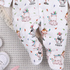 Pajac niemowlęcy HAPPY ANIMALS z bawełny organicznej 
