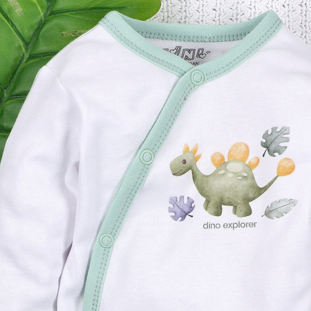 Body kopertowe DINO EXPLORER z bawełny organicznej