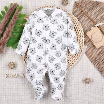Pajac niemowlęcy SWEETS KOALA z bawełny organicznej