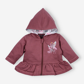 Bluza niemowlęca FLAMINGS z bawełny organicznej dla dziewczynki