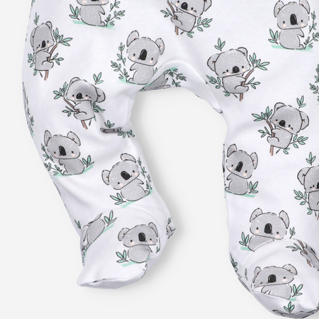 Półśpiochy niemowlęce SWEETS KOALA z bawełny organicznej 