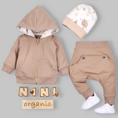 Spodnie dresowe TURTLES z bawełny organicznej dla chłopca