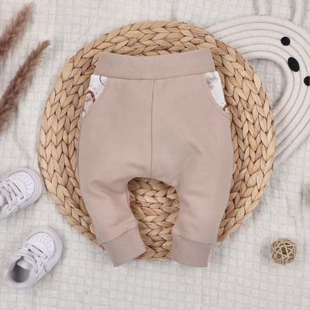 Dziecięce spodnie dresowe CIRCUS z bawełny organicznej