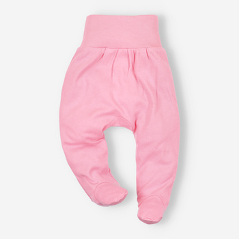 Łososiowe półśpiochy JUNGLE z bawełny organicznej dla dziewczynki