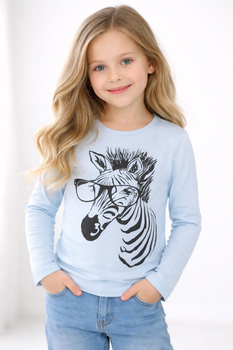 Bluzka dziewczęca z długim rękawem