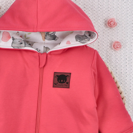 Kombinezon niemowlęcy SŁODKA KOALA z bawełny organicznej