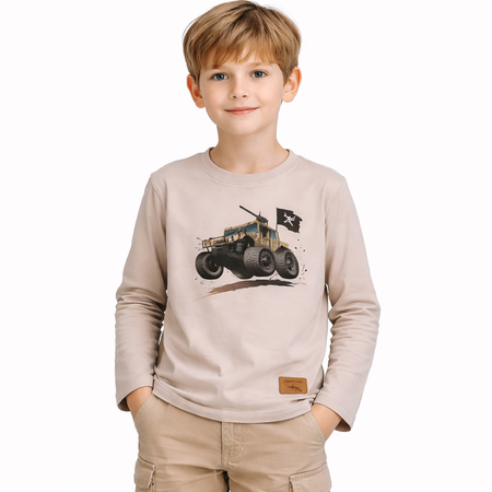 Bluzka chłopięca z długim rękawem 