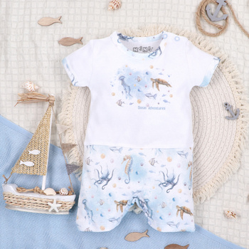 Rampers niemowlęcy SEA OF JOY z bawełny organicznej