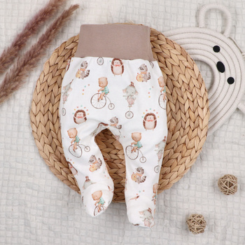 Półśpiochy niemowlęce CIRCUS z bawełny organicznej