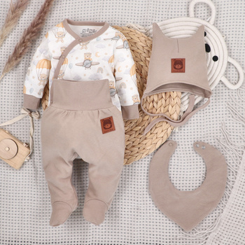 Komplet niemowlęcy SKY JOURNEY z bawełny organicznej NINI