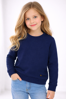 Bluza dresowa dziewczęca z długim rękawem