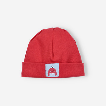 Czapka niemowlęca MONSTERS z bawełny organicznej dla chłopca