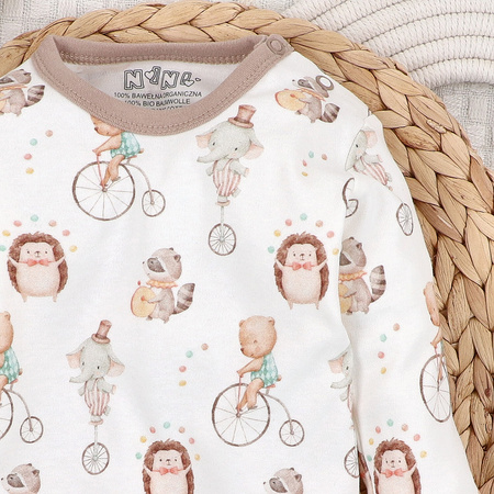 Body niemowlęce CIRCUS z bawełny organicznej