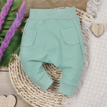 Dziewczęce spodnie dresowe z bawełny organicznej