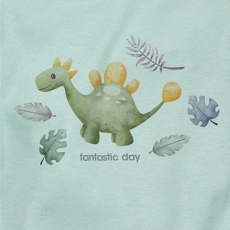 Body niemowlęce DINO EXPLORER z bawełny organicznej