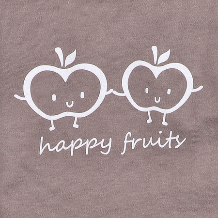 Body niemowlęce Happy Apples  z bawełny organicznej 