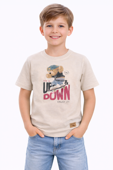 T-shirt chłopięcy z krótkim rękawem