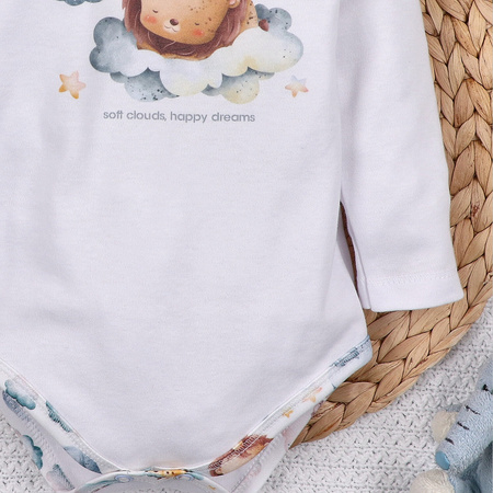 Body niemowlęce LITTLE DREAMERS z bawełny organicznej 